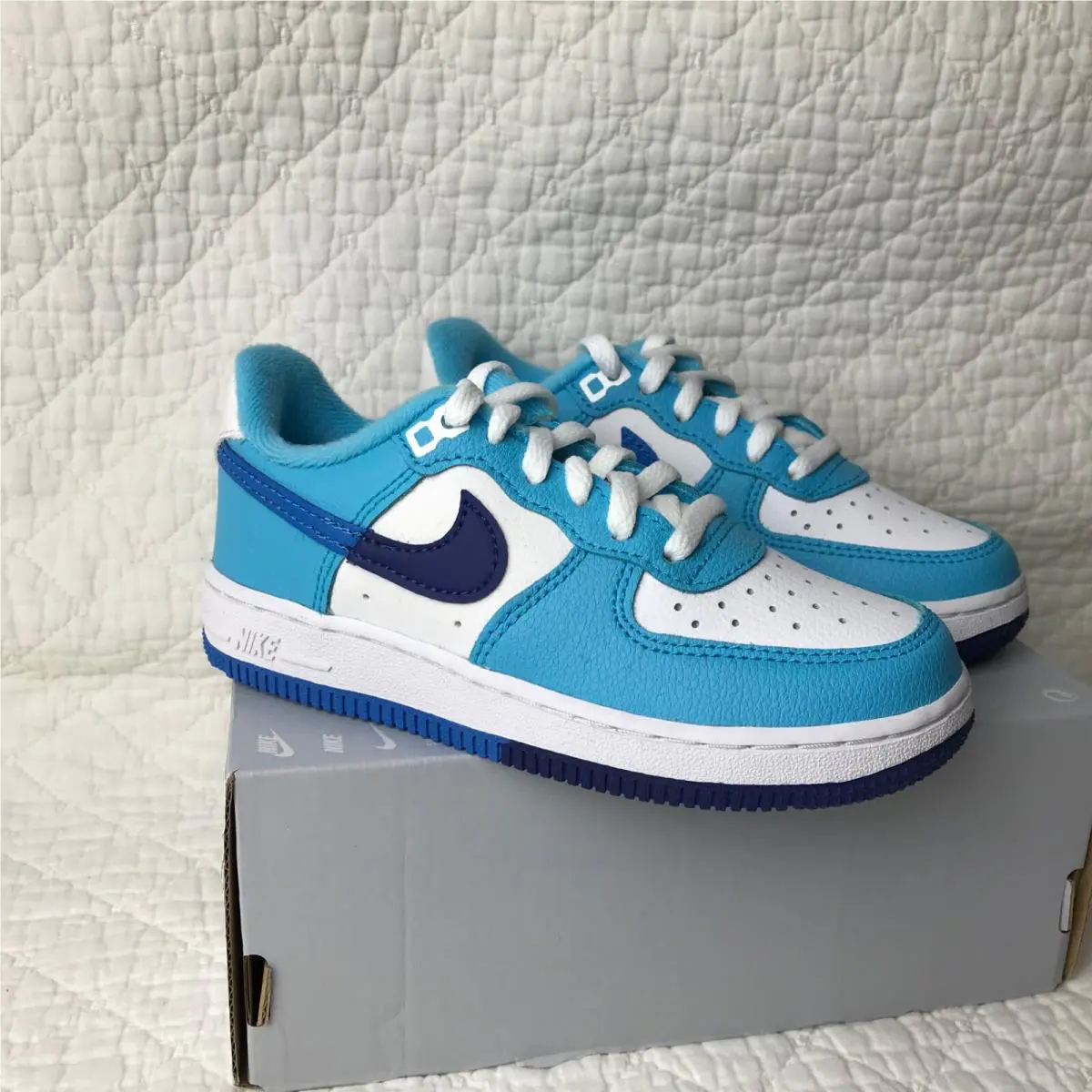 Nike shoes - Nike Force 1 - Force - White/Photo Blue 6