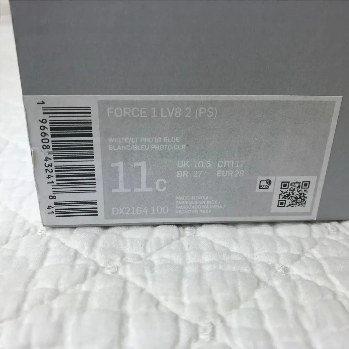 Nike shoes - Nike Force 1 - Force - White/Photo Blue 10
