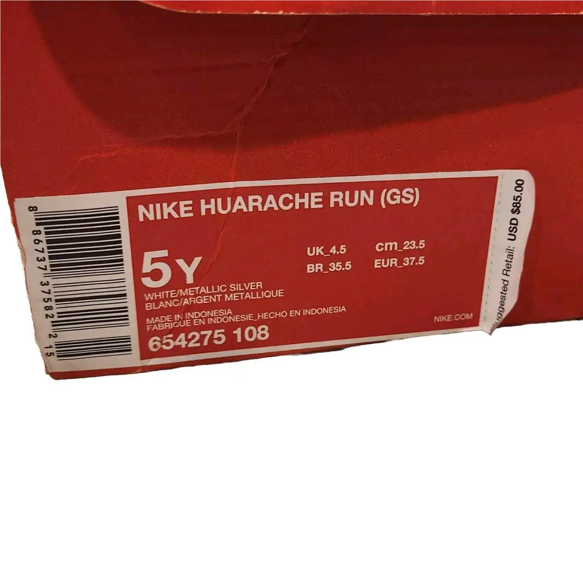 Nike shoes - Nike Huarache Run - Huarache Run - White (UPC: 886737375822) 5