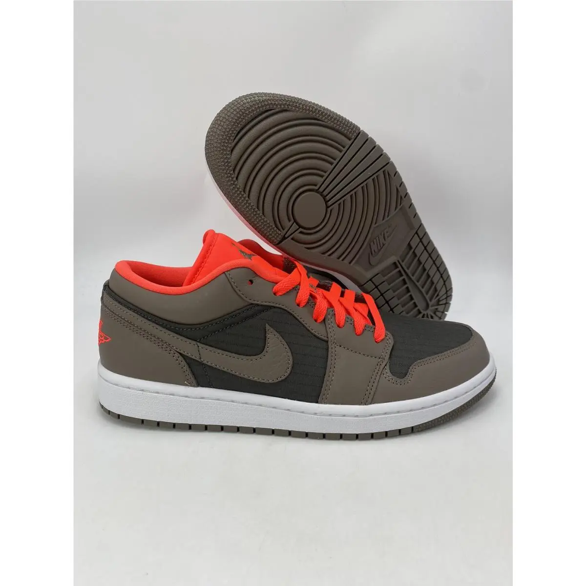 Nike Wmns Air Jordan 1 Low SE Olive Grey Shoes DQ6076 002 Wmns Sz 10.5