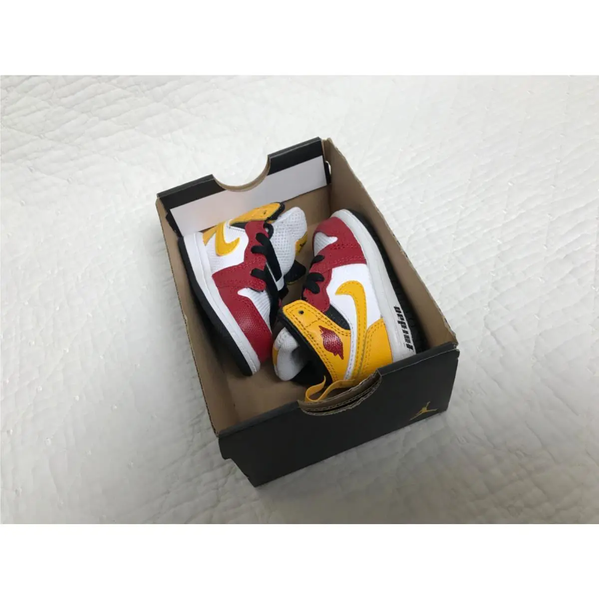 Nike shoes - Air Jordan 1 Mid SE - DJ0335 067 - Black/university gold/Gym Red 8