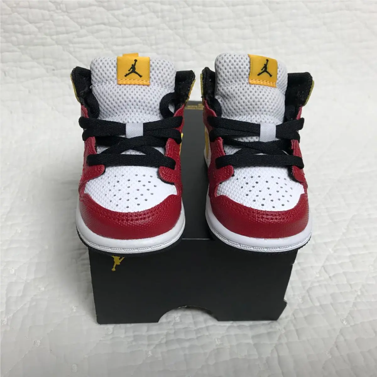 Nike shoes - Air Jordan 1 Mid SE - DJ0335 067 - Black/university gold/Gym Red 2