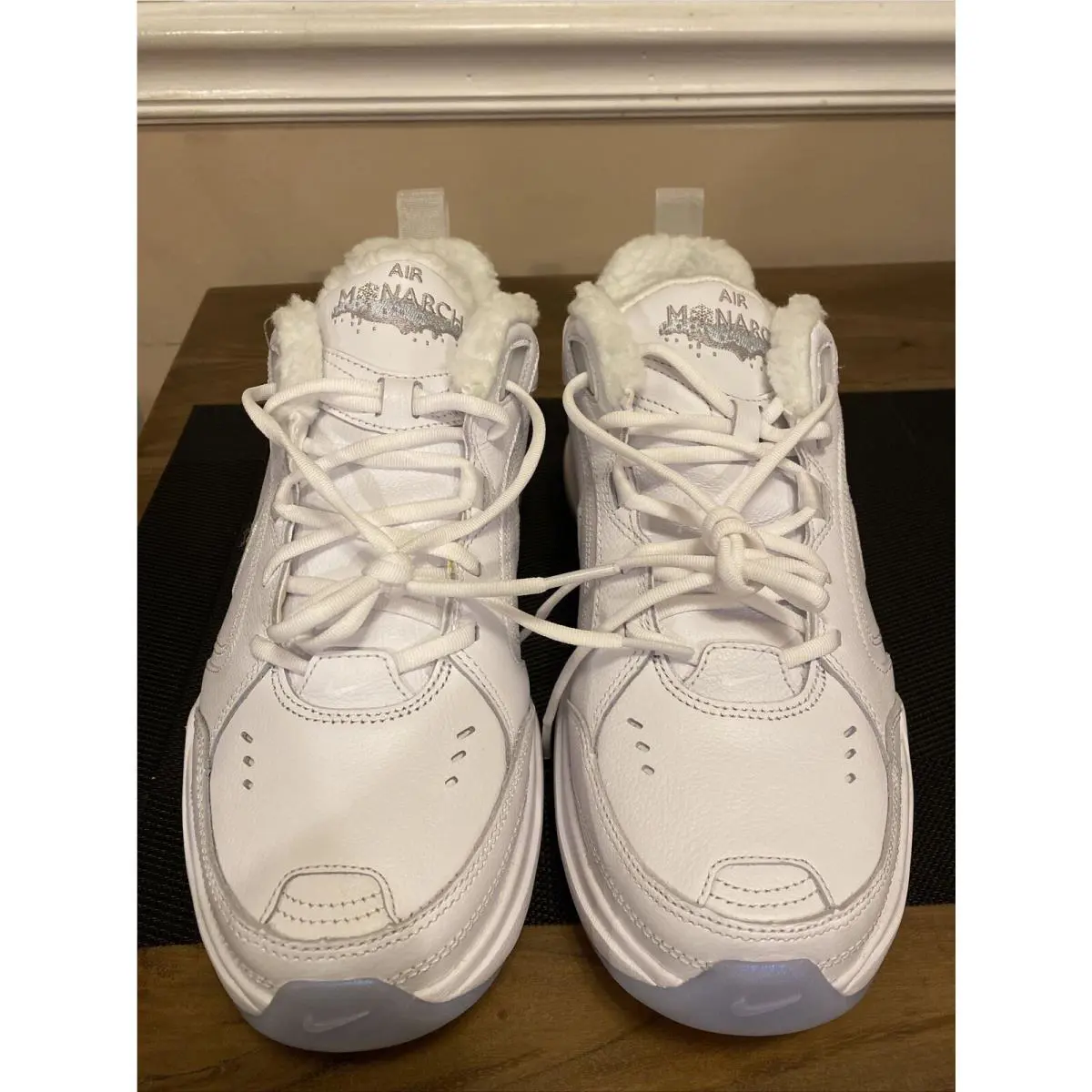 Nike shoes - Nike Air Monarch - Air Monarch - AV6676 100 - White, Manufacturer: White (UPC: 193150351051) 3