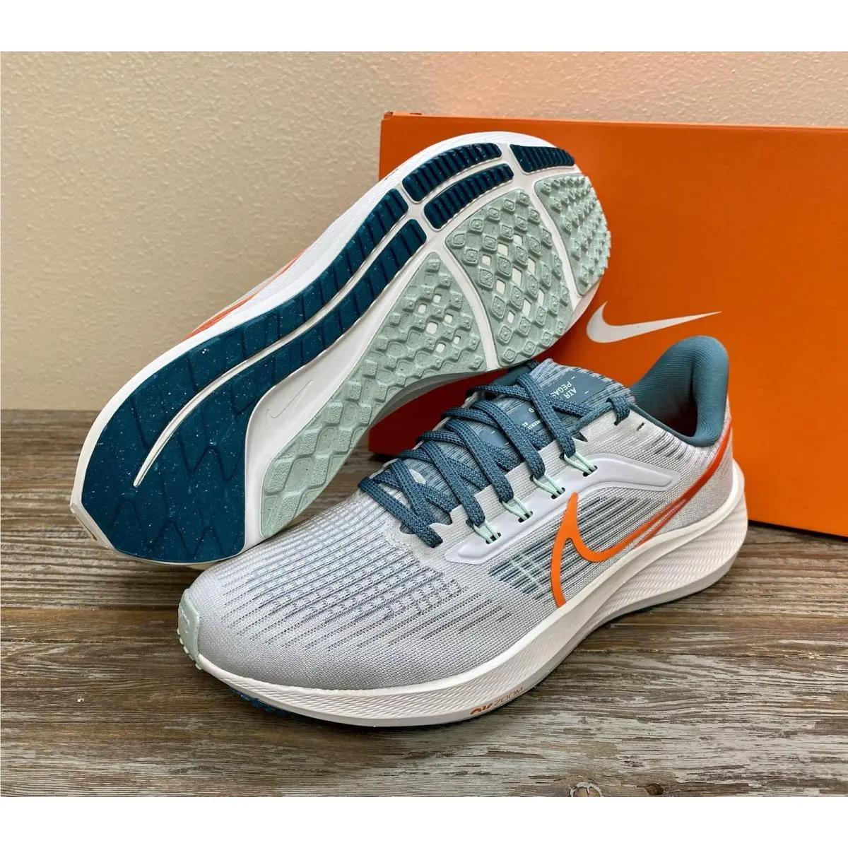 Nike shoes - Nike Air Zoom Pegasus 39 `Pure Platinum Total Orange` - DH4071-003 - Platinum 10
