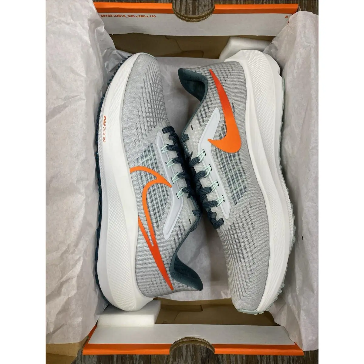 Nike shoes - Nike Air Zoom Pegasus 39 `Pure Platinum Total Orange` - DH4071-003 - Platinum 0