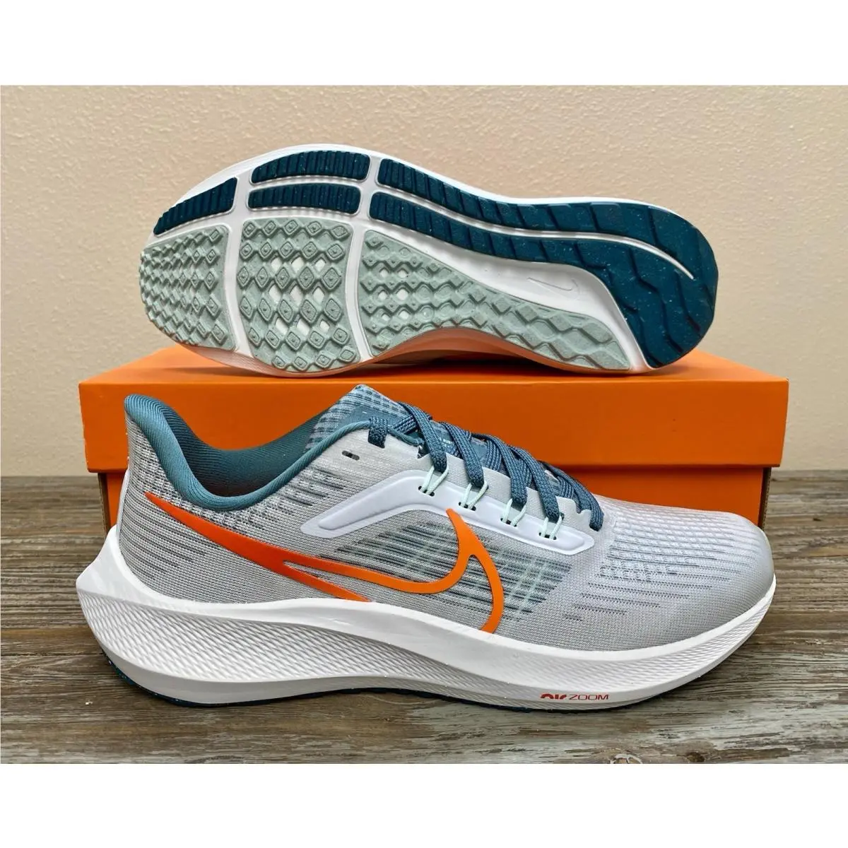 Nike shoes - Nike Air Zoom Pegasus 39 `Pure Platinum Total Orange` - DH4071-003 - Platinum 2