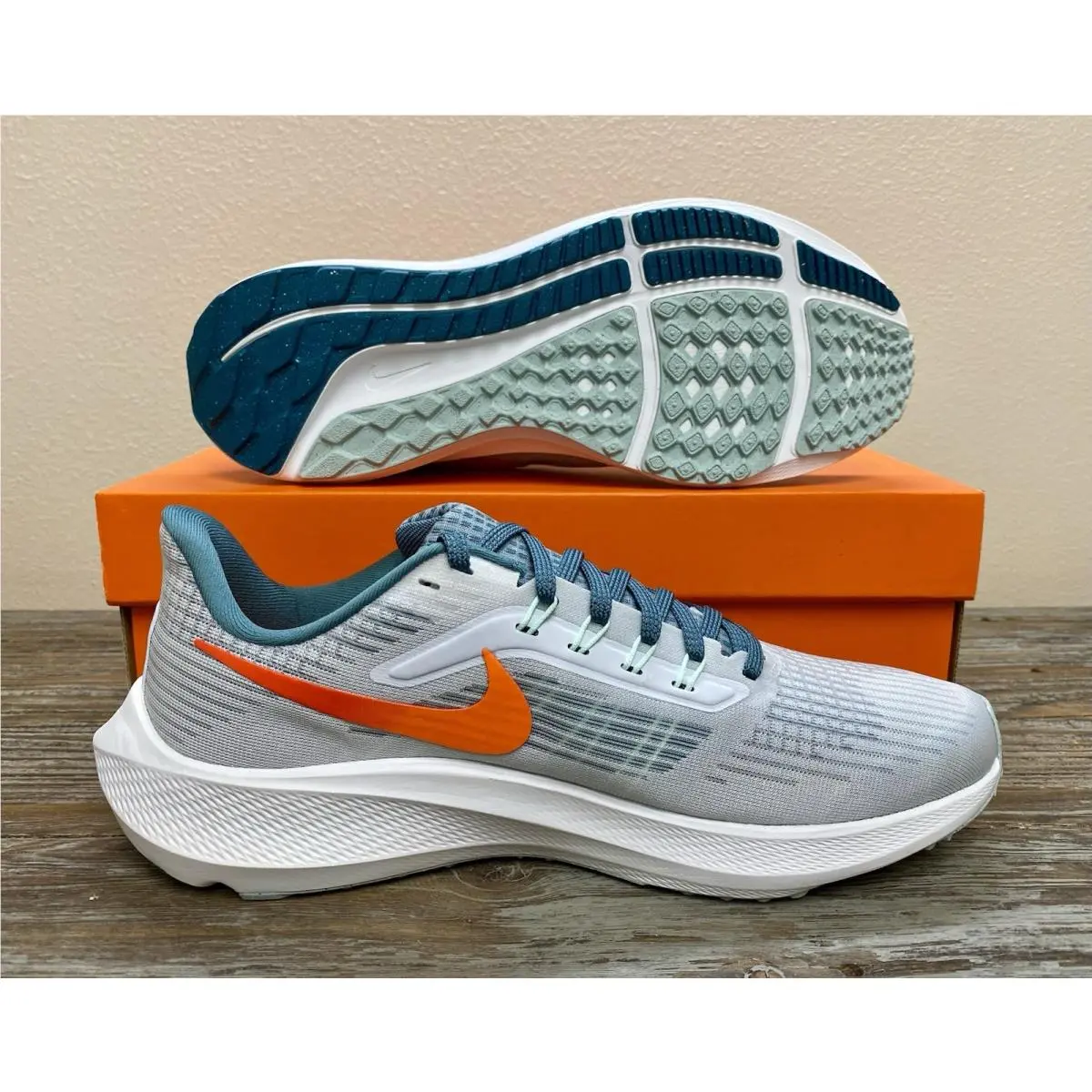 Nike shoes - Nike Air Zoom Pegasus 39 `Pure Platinum Total Orange` - DH4071-003 - Platinum 3