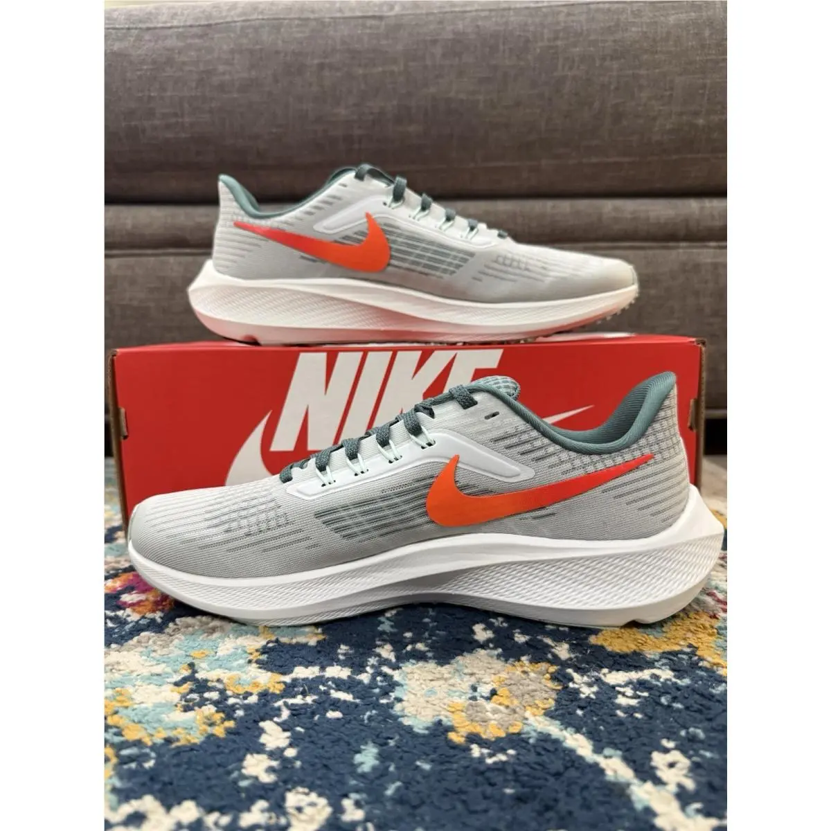 Nike shoes - Nike Air Zoom Pegasus 39 - DH4071-003 - White, Manufacturer: Pure Platinum/Total Orange 0