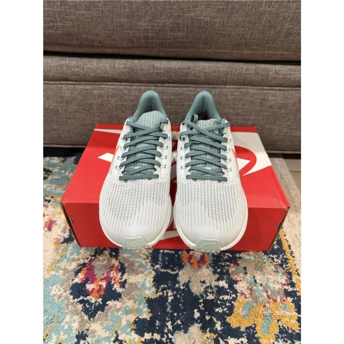 Nike shoes - Nike Air Zoom Pegasus 39 - DH4071-003 - White, Manufacturer: Pure Platinum/Total Orange 1