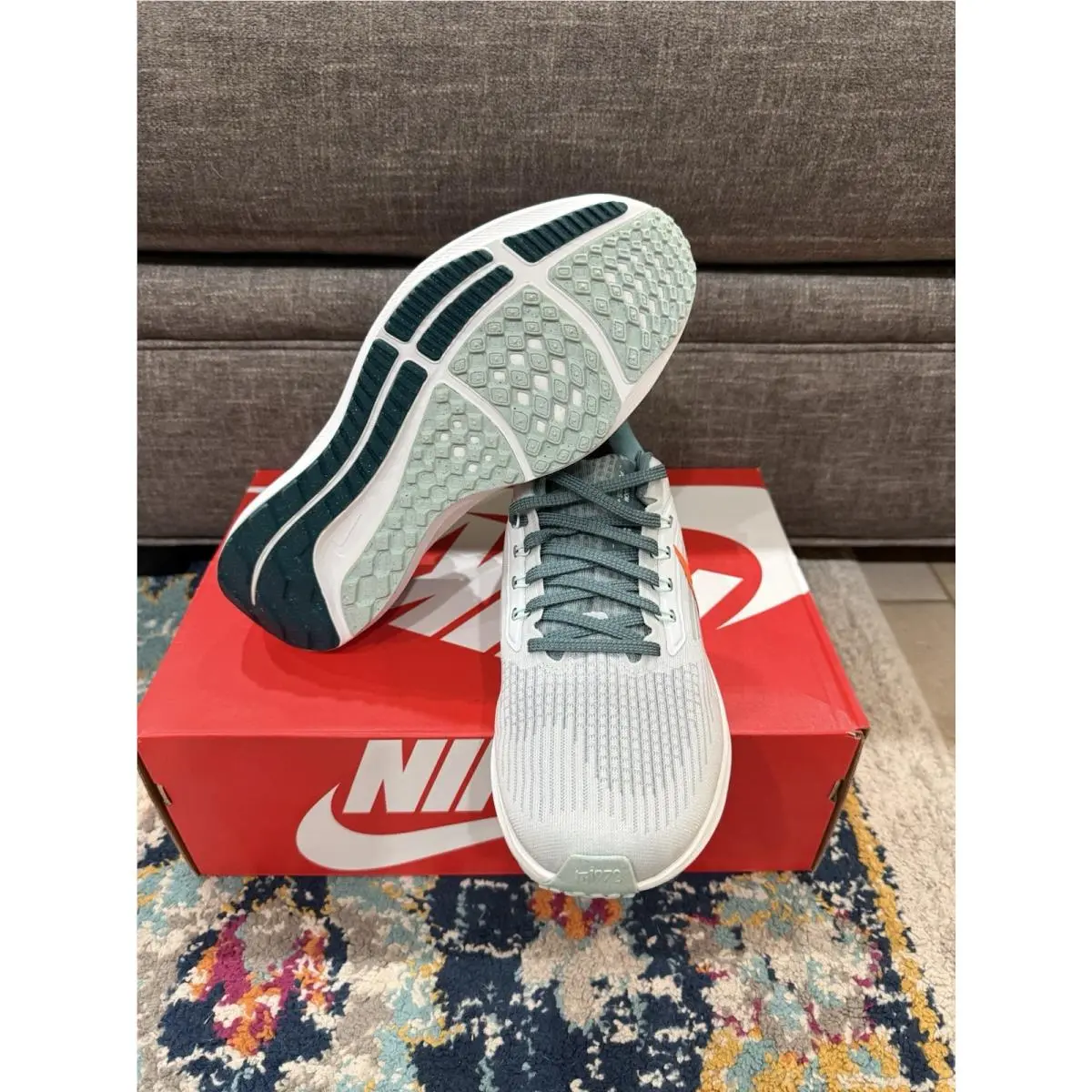 Nike shoes - Nike Air Zoom Pegasus 39 - DH4071-003 - White, Manufacturer: Pure Platinum/Total Orange 2