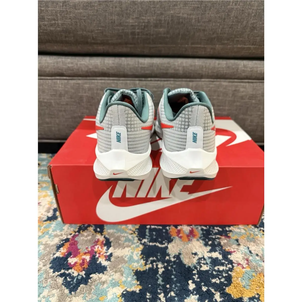 Nike shoes - Nike Air Zoom Pegasus 39 - DH4071-003 - White, Manufacturer: Pure Platinum/Total Orange 3