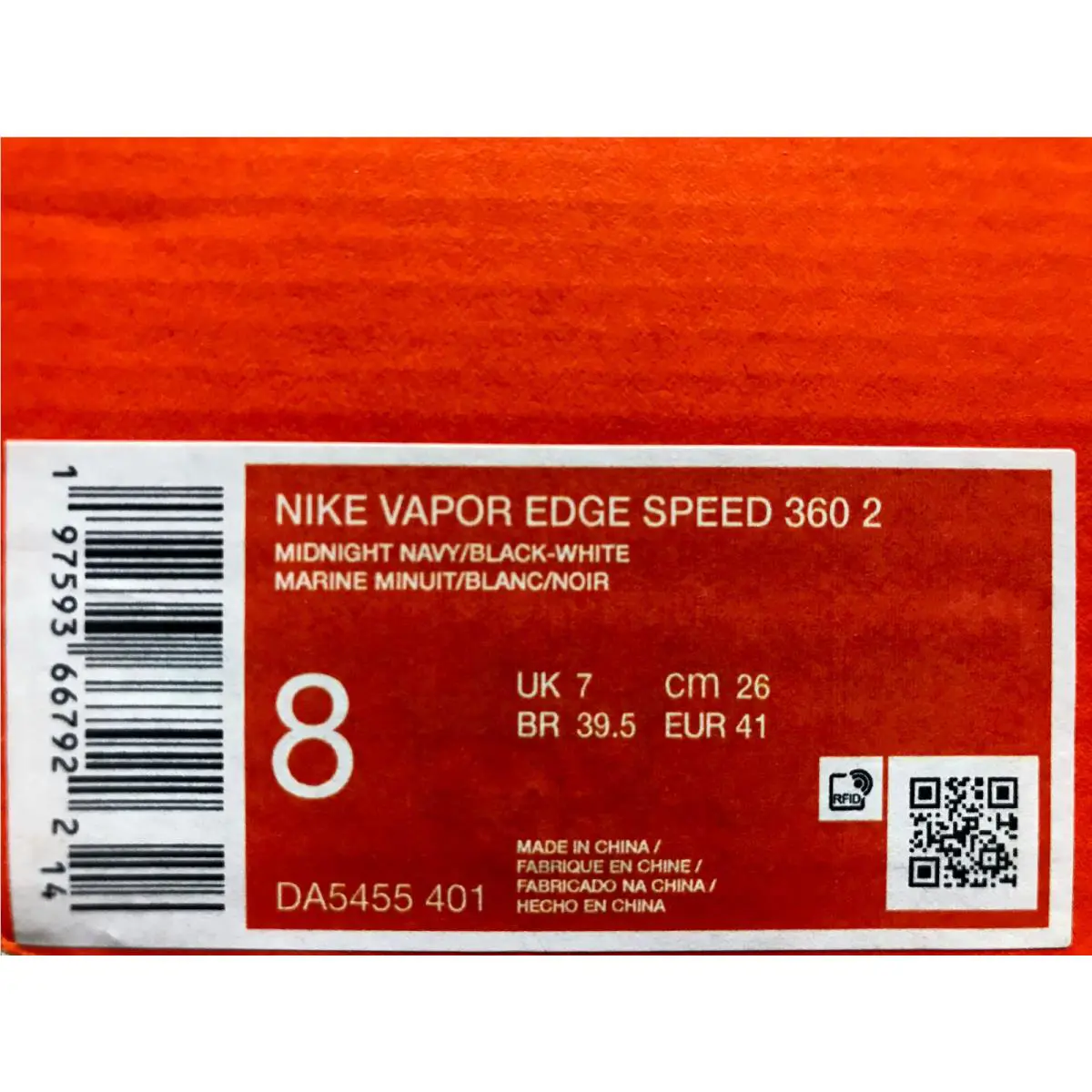 Nike shoes - Nike Vapor Edge - Vapor Edge - DA5455-401 - Blue (UPC: 197593667922) 3