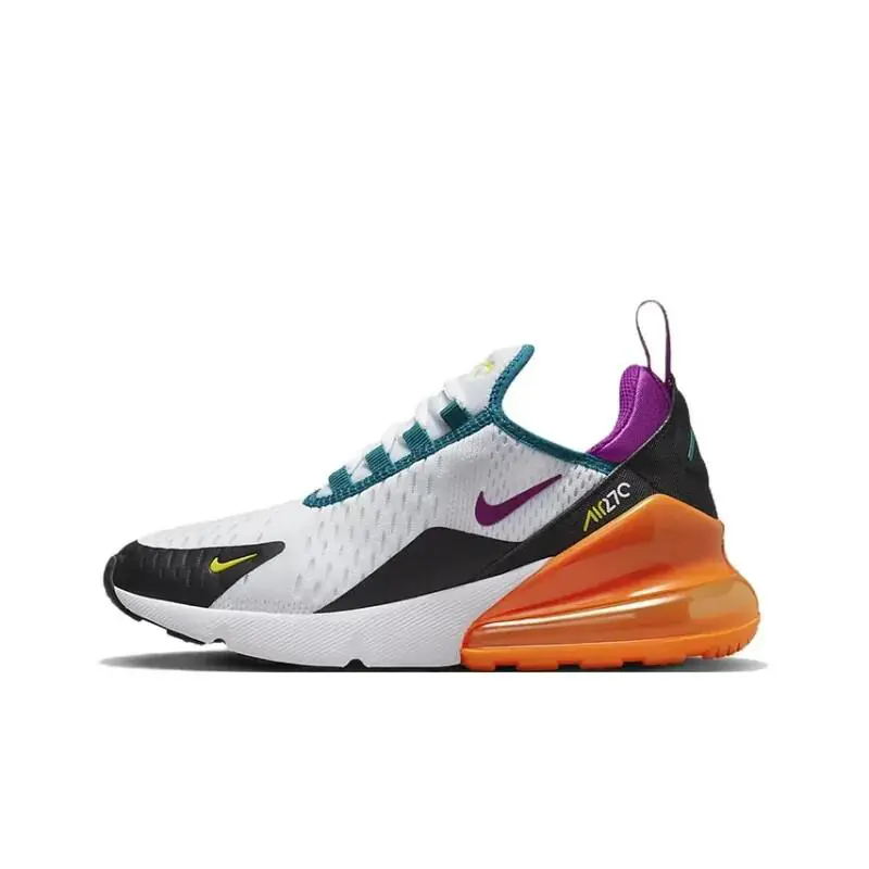 Nike Air Max 270 White/orange/purple FD0299-100 Youth Size 5Y - White