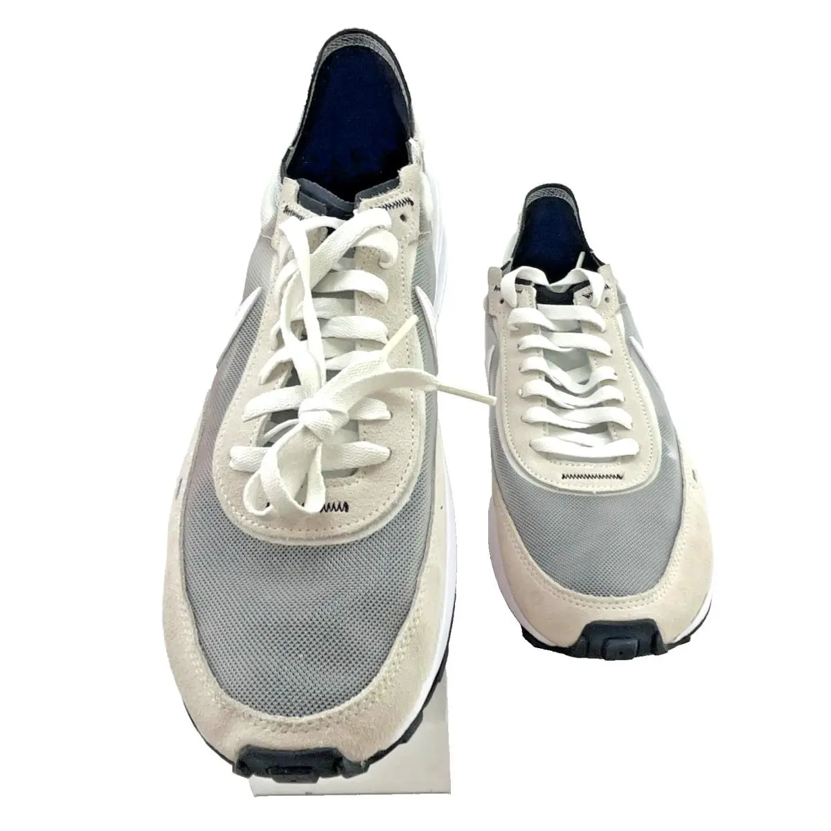 Running Shoes Mens Size 10.5 Gray Mesh Cushioned Athletic Sneakers Low Top by Nike