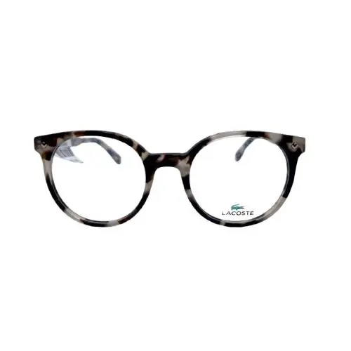 Women Lacoste L2806 219 Tortoise Round Designated Eyeglasses
