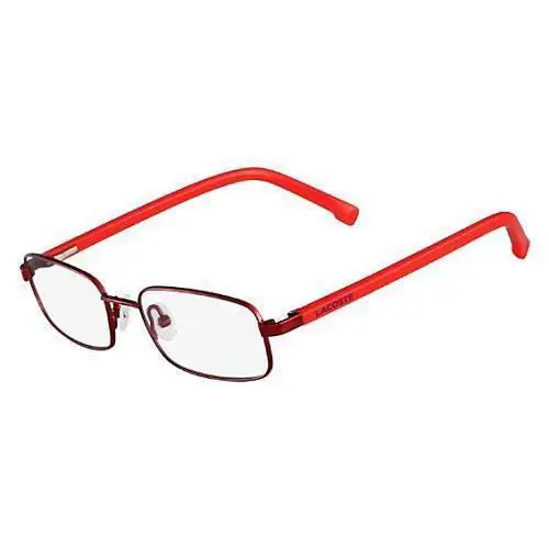 Lacoste L3101 615 Red Unisex`s Rectangular Eyeglasses 49mm 16 130