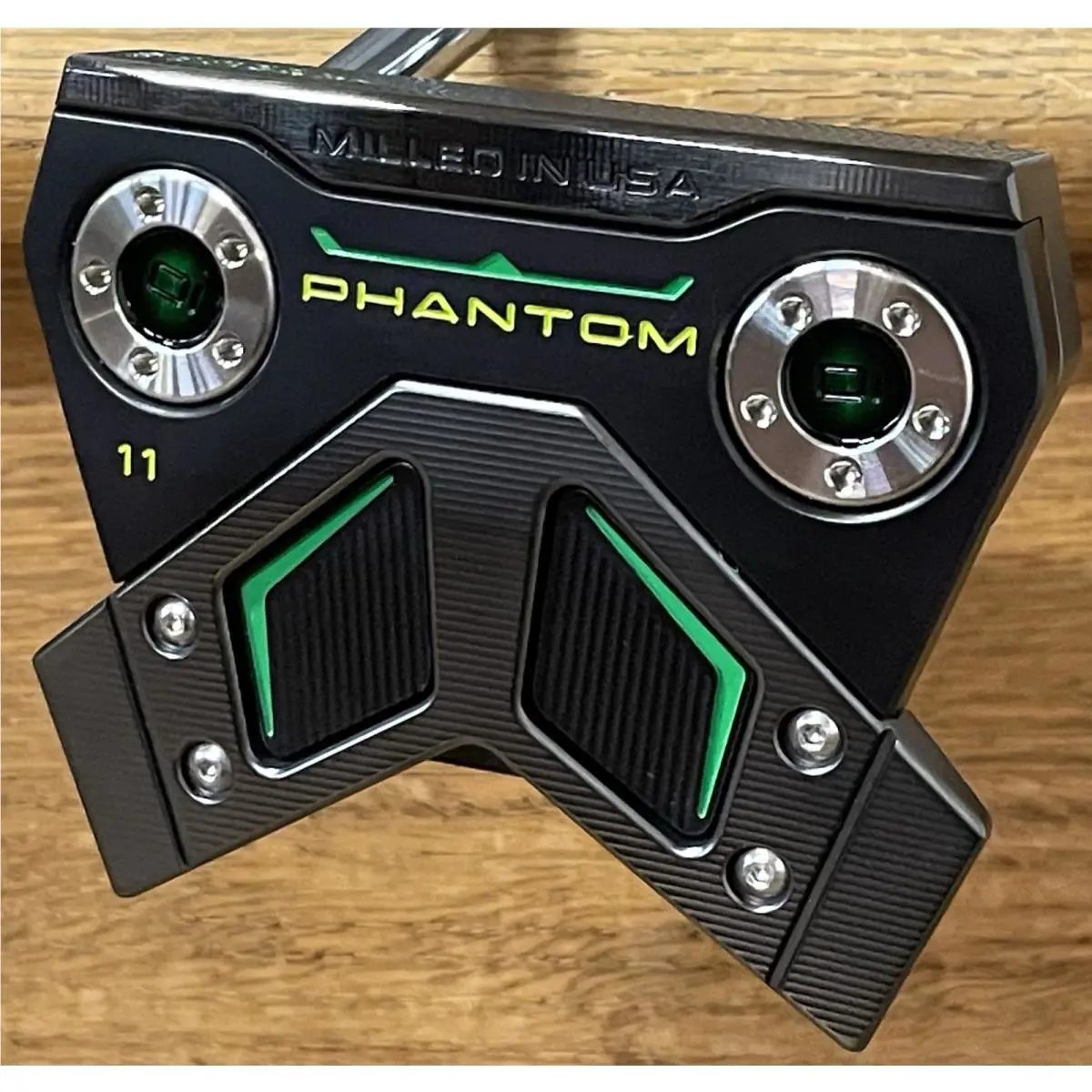 Scotty Cameron  - Phantom 11 - 2025 - Xtreme Dark Finish - DLC - Green, Lie Angle: Black 0