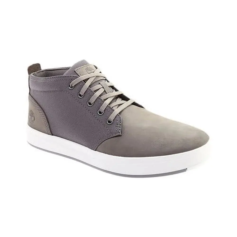 Timberland Men`s Davis Square Chukka Shoe - Medium Grey Nubuck