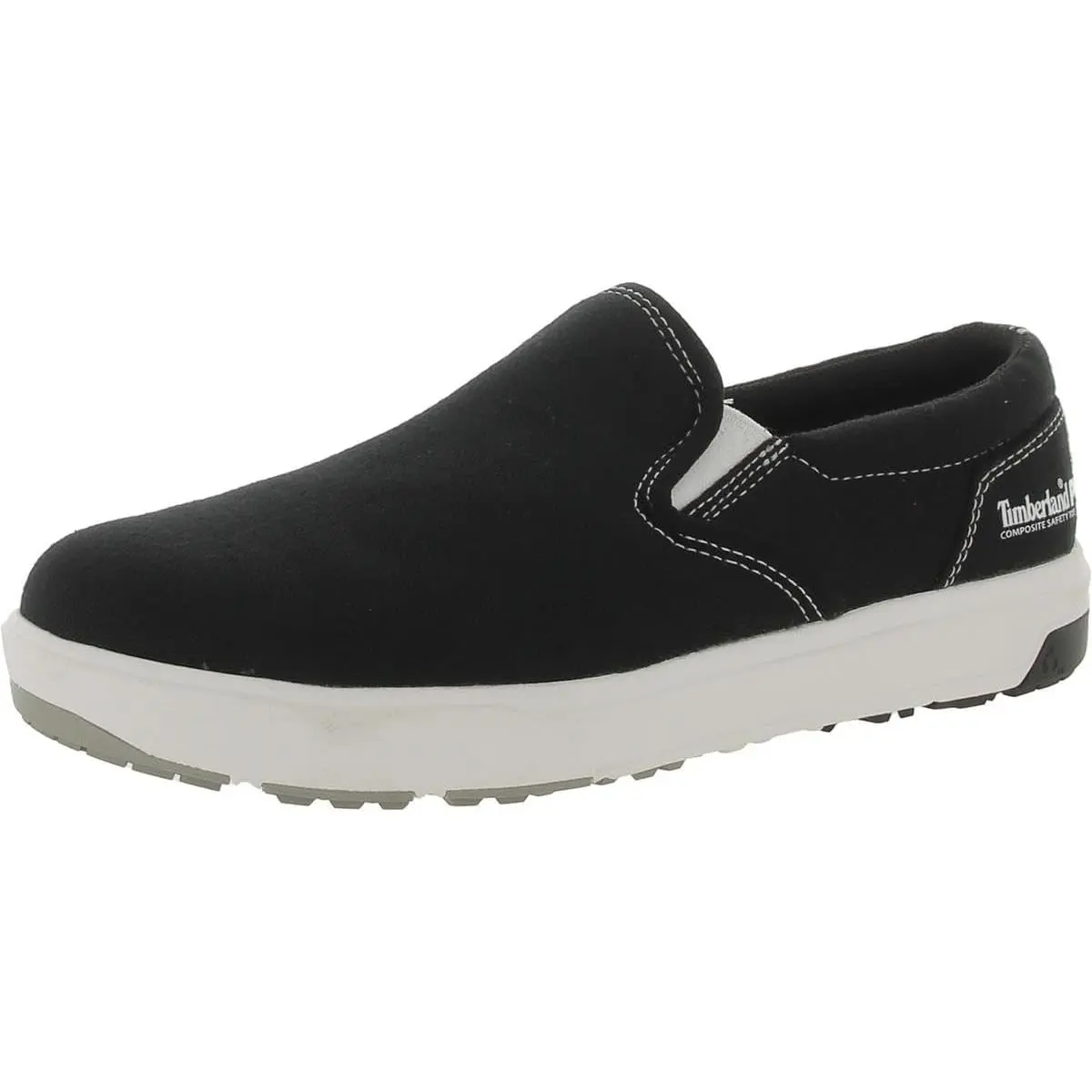 Timberland Pro Unisex-adult Berkley Slip-on Composite Safety Toe - Black/White