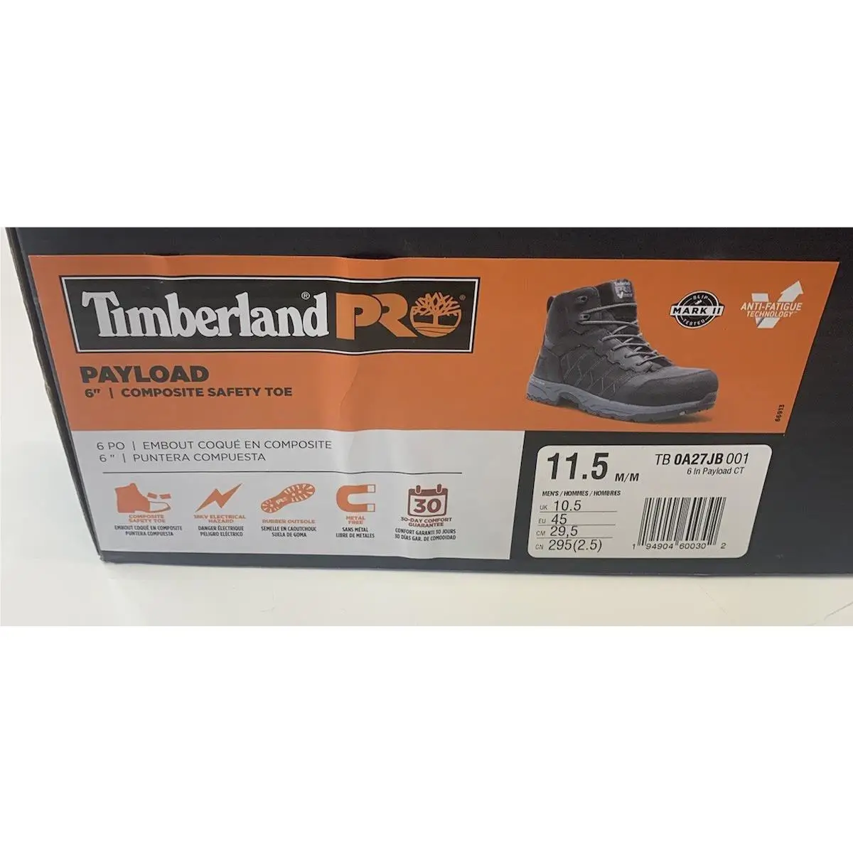 Timberland shoes - Timberland Pro Payload - Pro Payload - Black 0