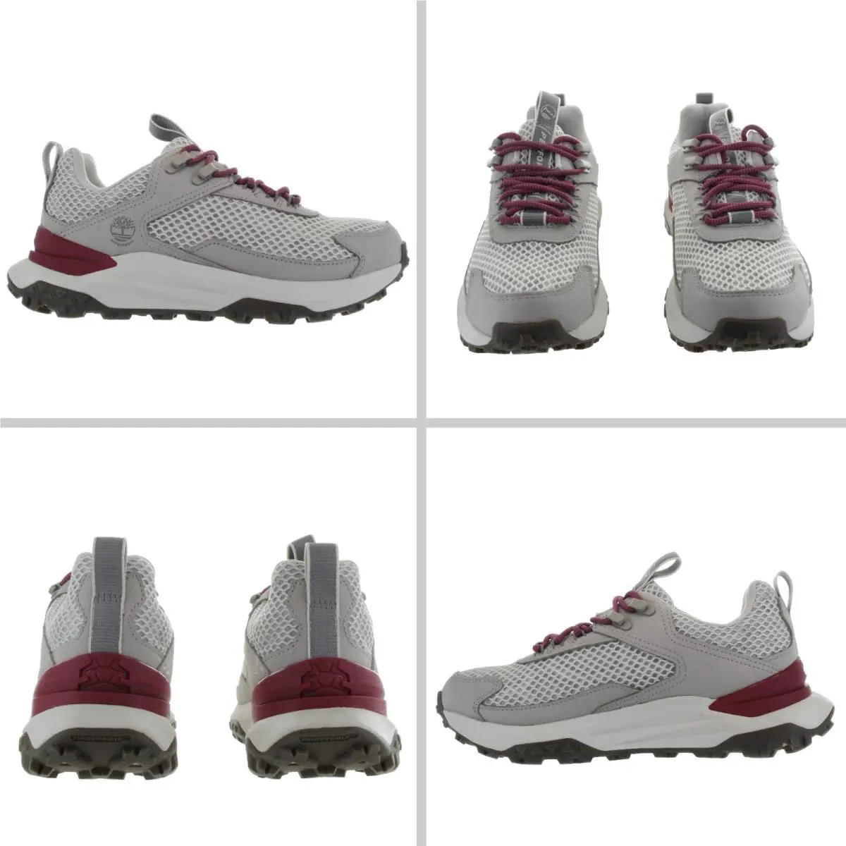 Timberland Men`s Motion Access Low Taupe - Red Waterproof Sneaker Size 7.5 - Light Taupe, Dark Red