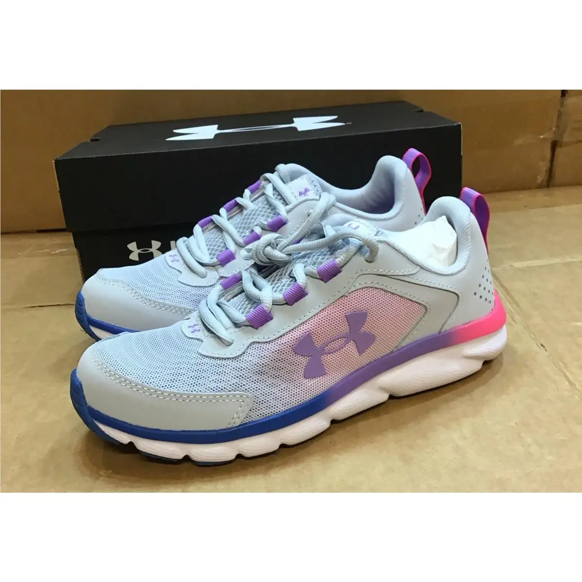 Under Armour shoes - Under Armour UA GGS Assert 9 - 3024634-106 3024634 - Gray 3