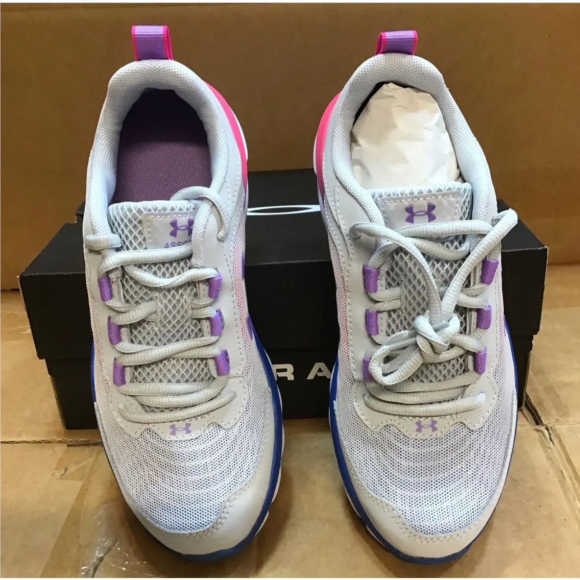 Under Armour shoes - Under Armour UA GGS Assert 9 - 3024634-106 3024634 - Gray 9