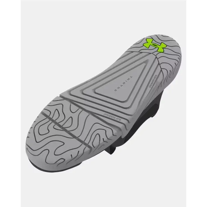 Under Armour shoes - Castlerock/Mod Gray/Lime Surge 2
