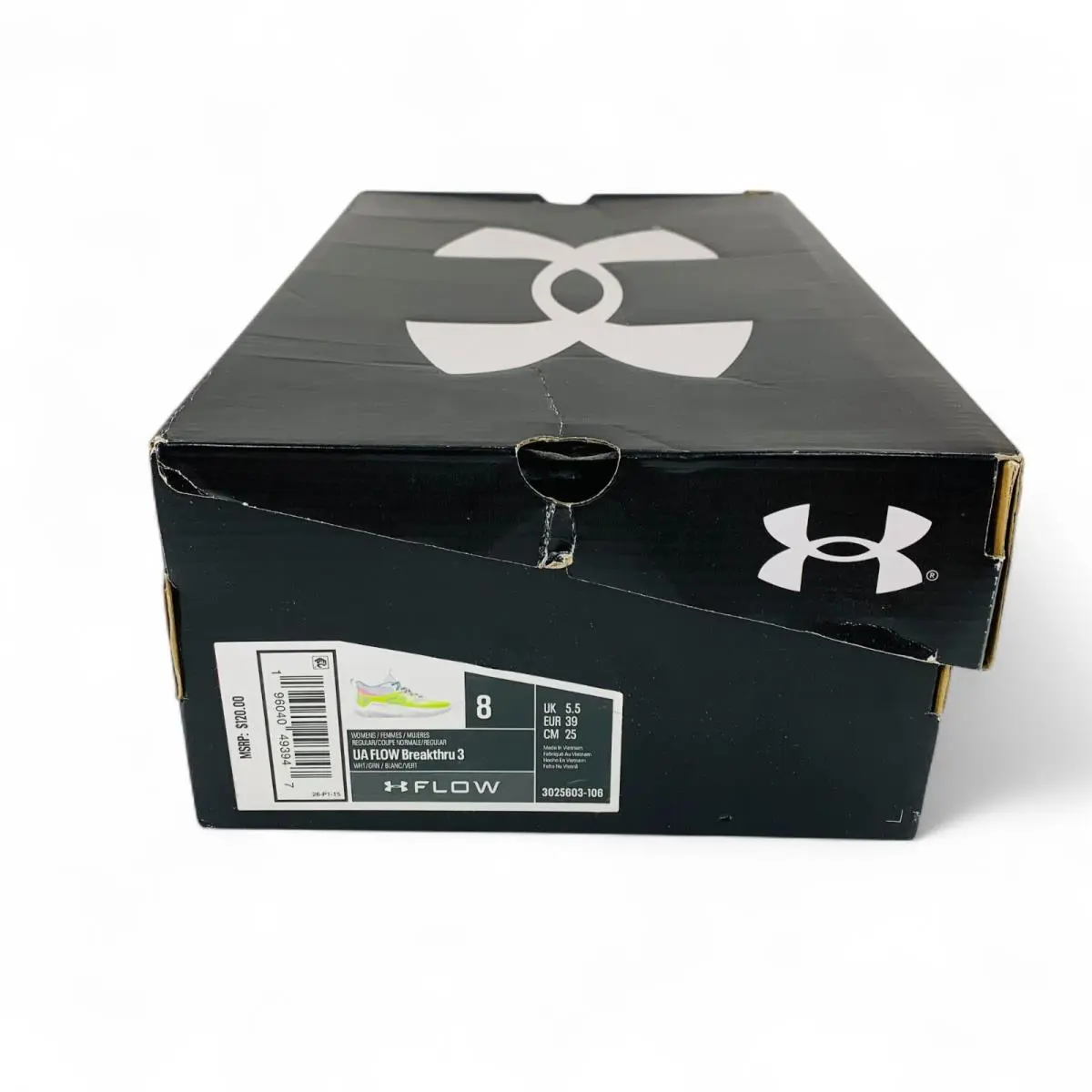 Under Armour shoes - Under Armour Flow Breakthru 3 - 3025603-106 - White (UPC: 196040493947) 5