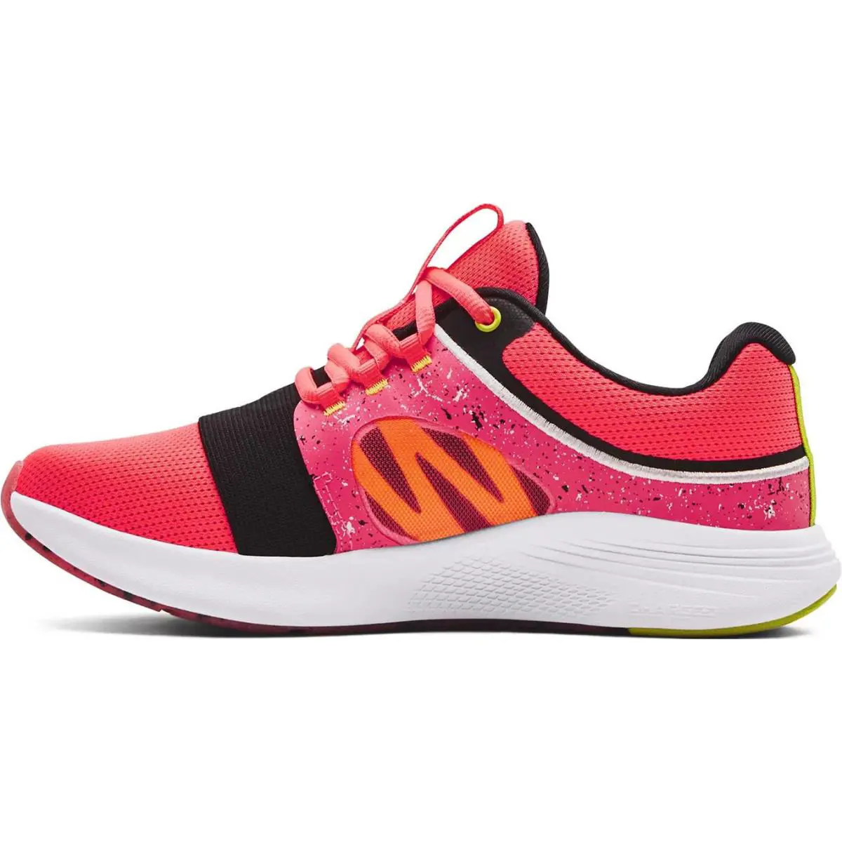 Under Armour shoes - UA Charged Breathe Bliss Paint Splatter Sportstyle - 3024168 601 - Pink/White (UPC: 195251675746) 1