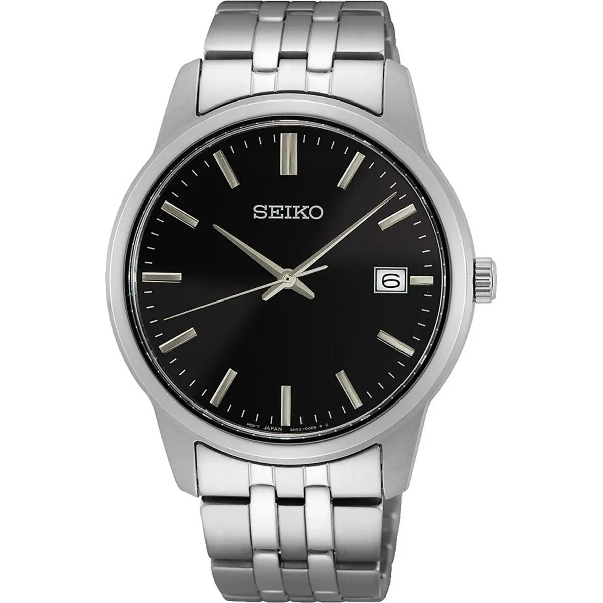 Seiko SUR401P1 Men`s Quartz Stainless Case Hardlex Crystal Date 100m WR SUR401