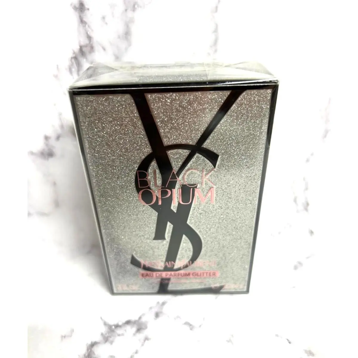 Black Opium Eau DE Parfum Glitter 1.0 fl oz Box by Yves Saint Laurent
