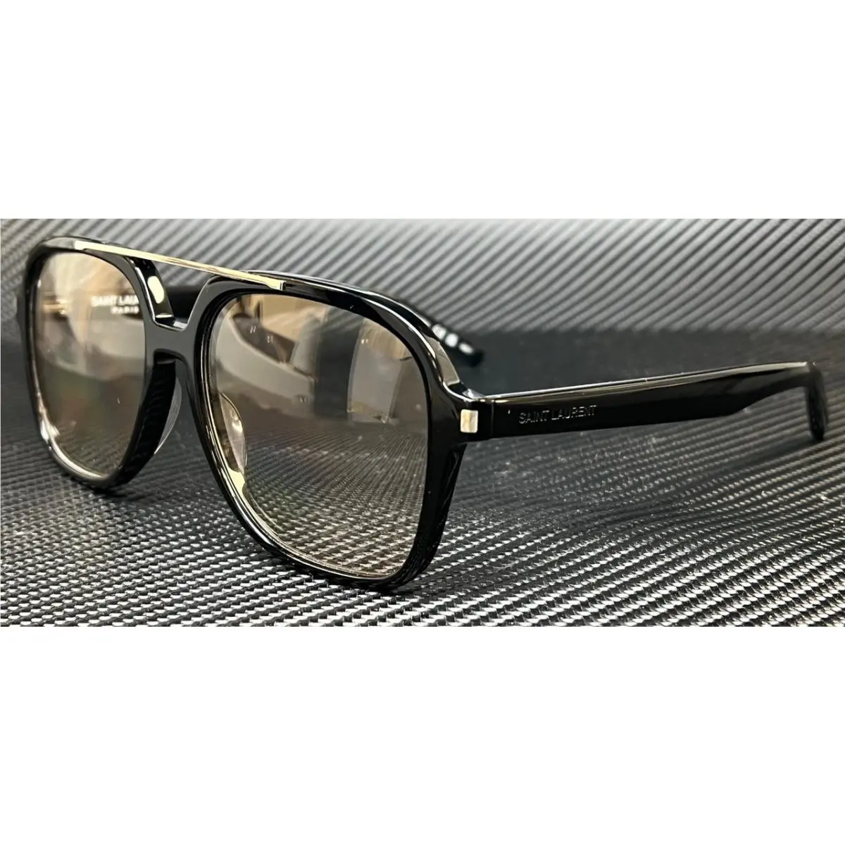 Saint Laurent SL 545 001 Black Women`s Large 58 mm Sunglasses by Yves Saint Laurent