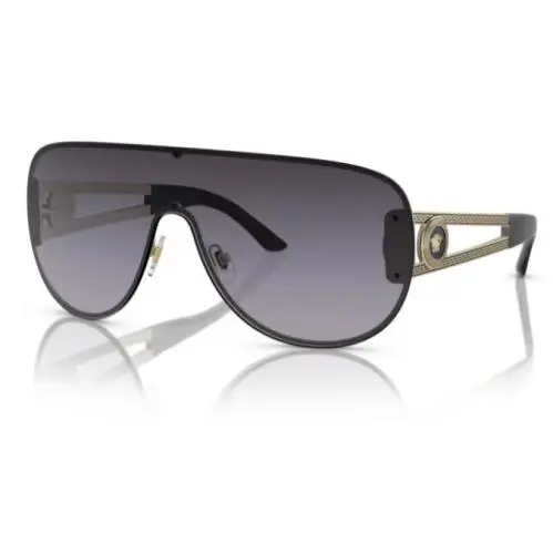 Versace 0VE2166 12528G - Pale Gold/ Light Grey Gradient 41mm Women`s Sunglasses