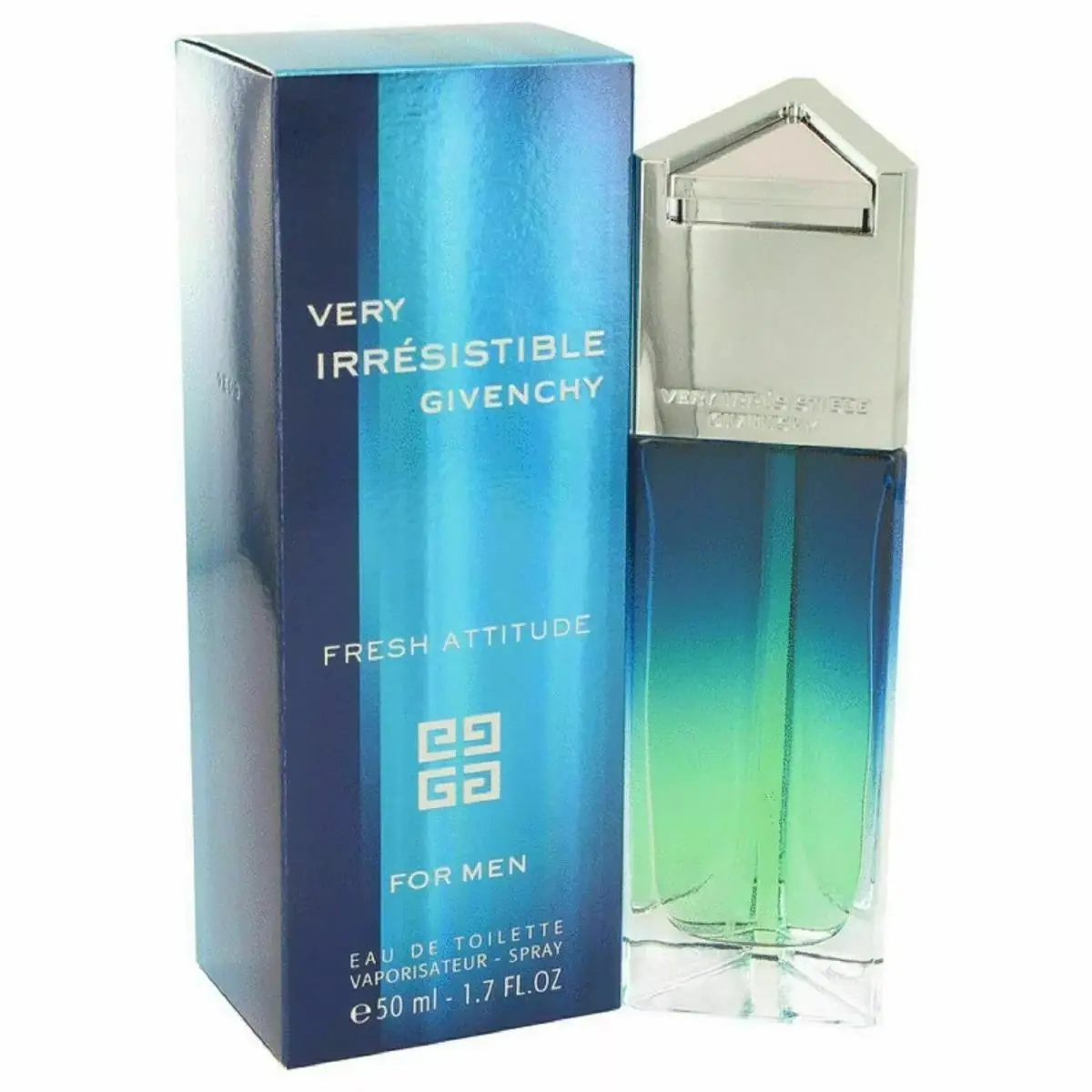 Very Irresistible Fresh Attitude By Givenchy Edt Men 1.7oz 1 Free Perfume