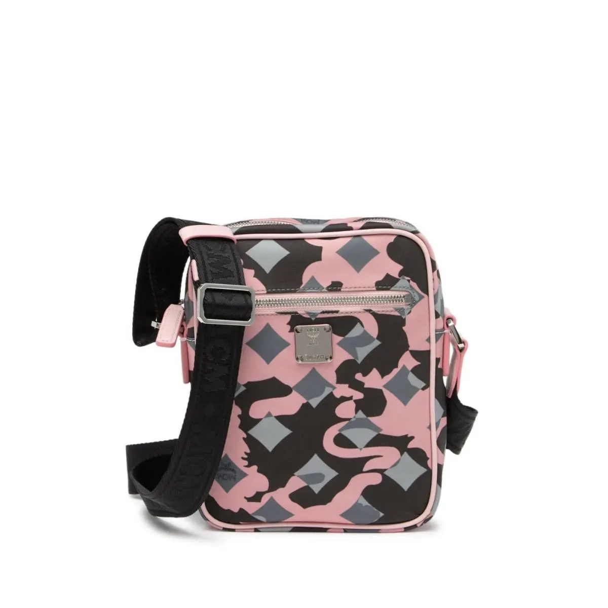 Mcm Pink Blush Nylon Viseto Crossbody Bag IN Package