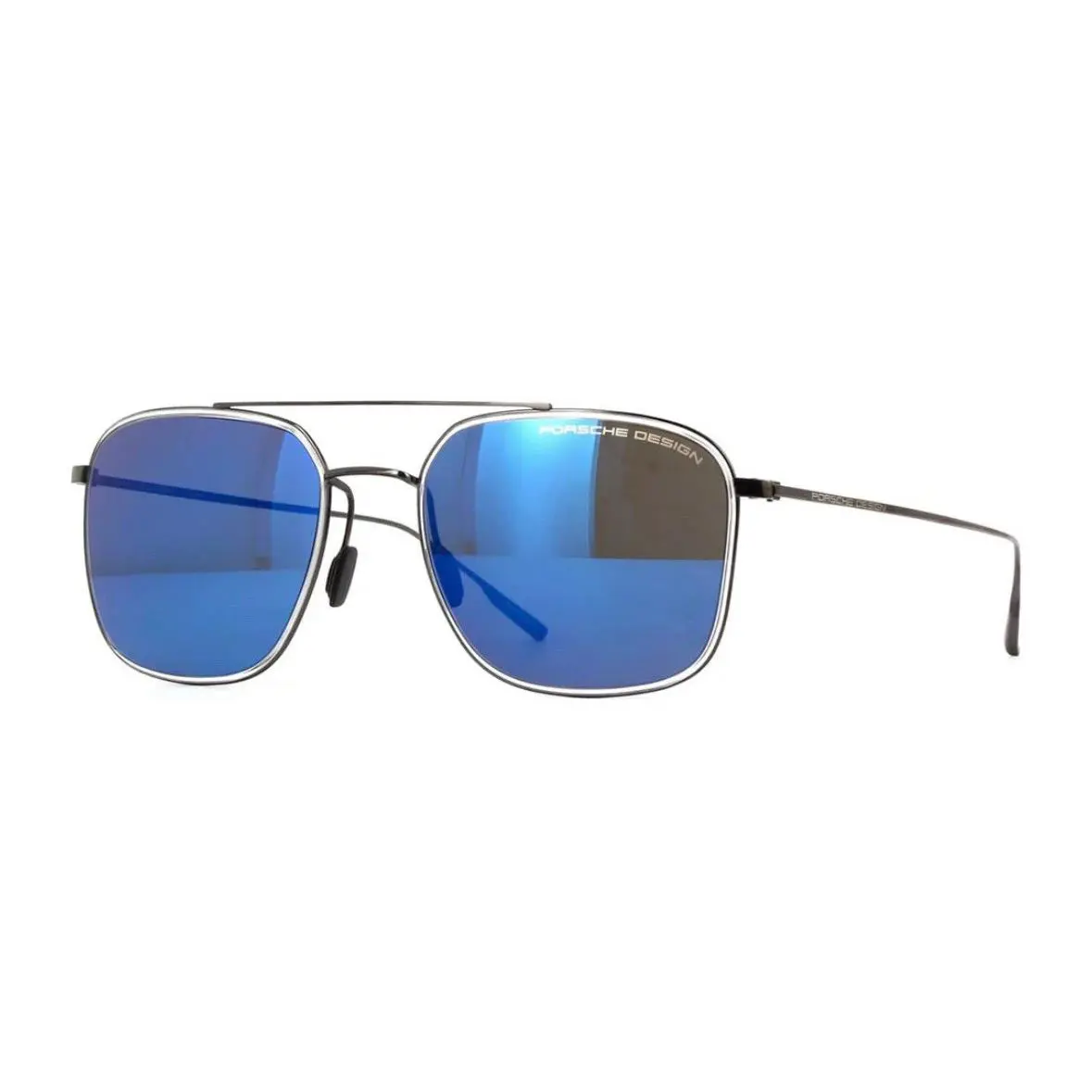 Porsche Design Sunglasses P8940 A Black / Blue Mirror Titanium Japan 55MM
