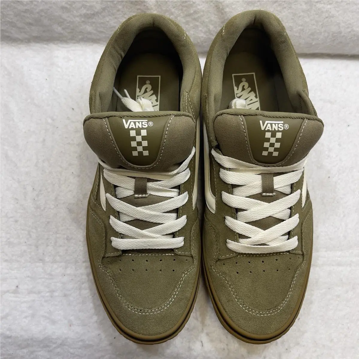 Vans shoes - Vans Caldrone Olive Suede - Caldrone Olive Suede - VN000CSPOLV - Olive 4
