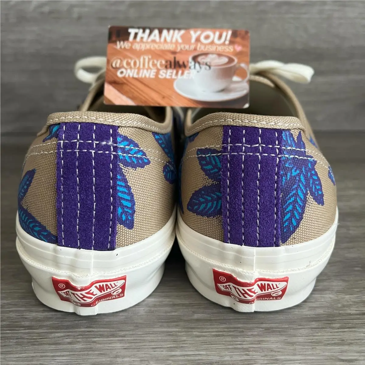 Vans shoes - Vans Og Authentic Lx - Authentic - VN0A4BV94JL1 - Brown (UPC: 194905713865) 5