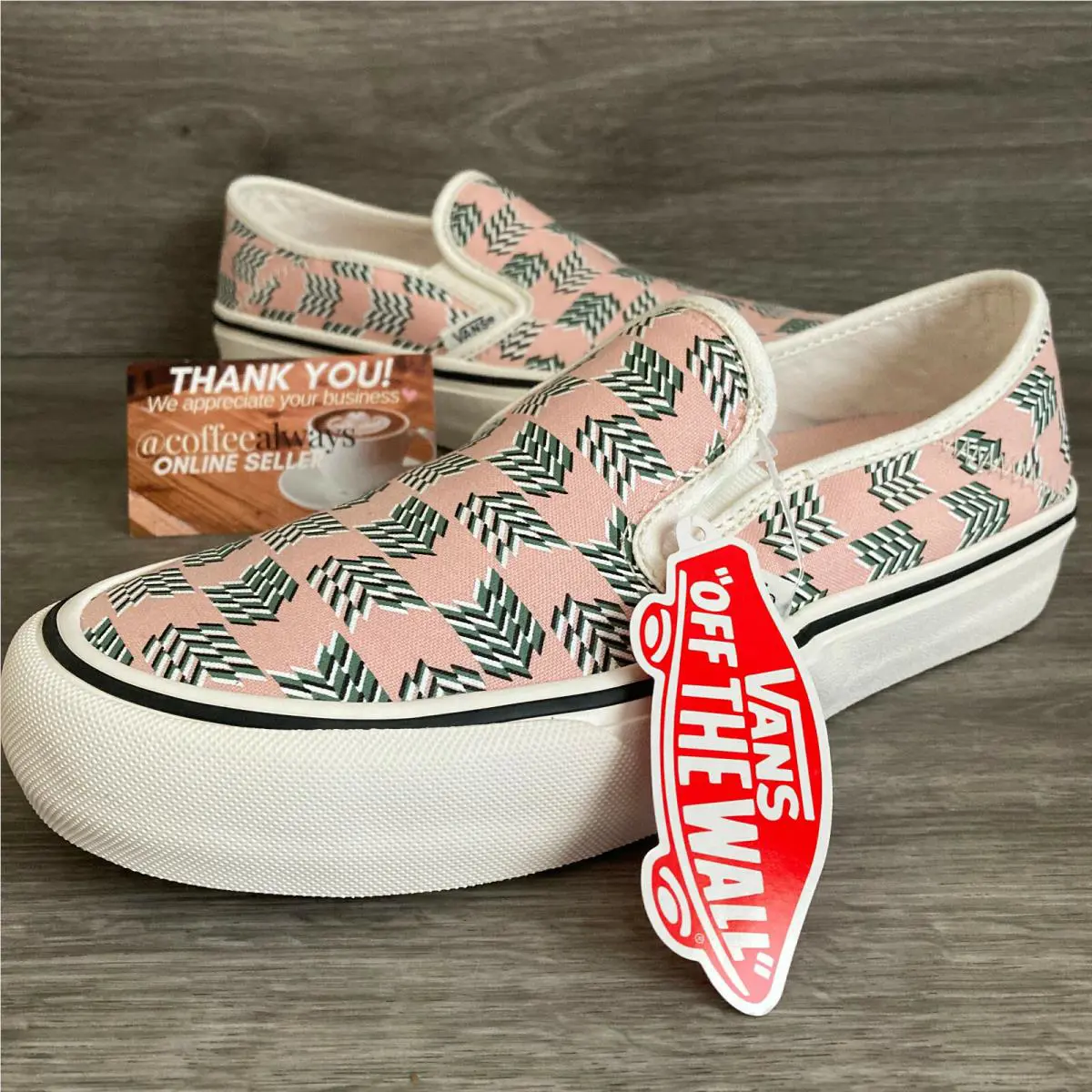 Vans shoes - Vans Slip-On Sf - VN0A3MVD1B1 - Pink (UPC: 192827744257) 1