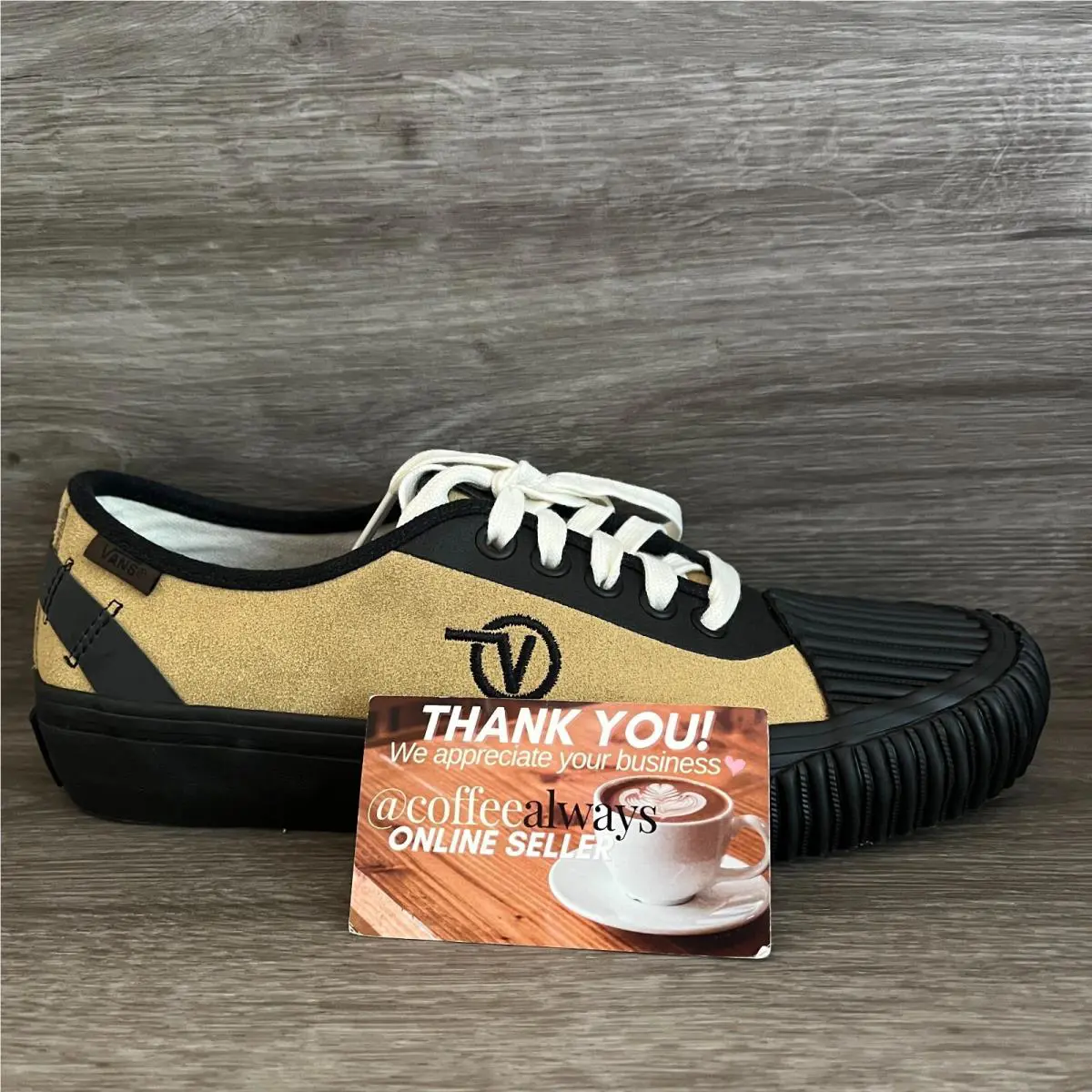 Vans shoes - Vans Th Authentic One - Authentic One - VN0A45K8TX4 - Gold 1