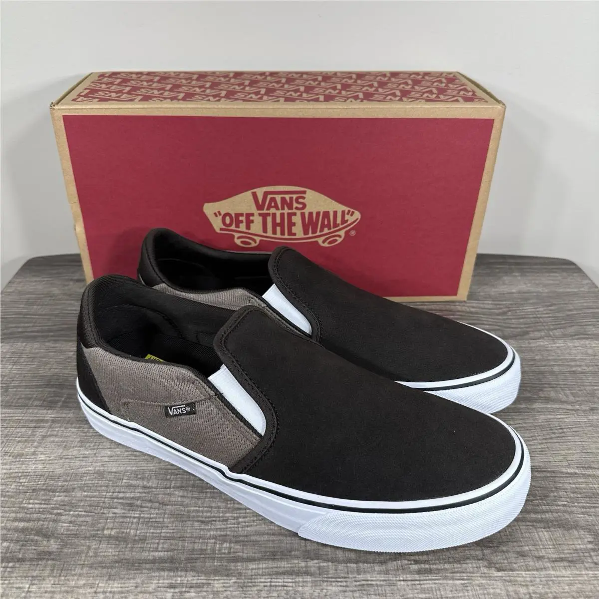 Vans shoes - VANS Slip On - Slip - VN000CSYCFF - Brown 0