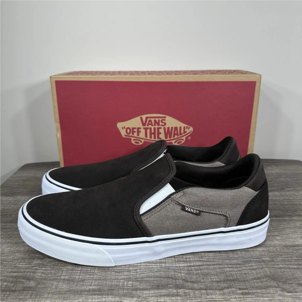 Vans shoes - VANS Slip On - Slip - VN000CSYCFF - Brown 3
