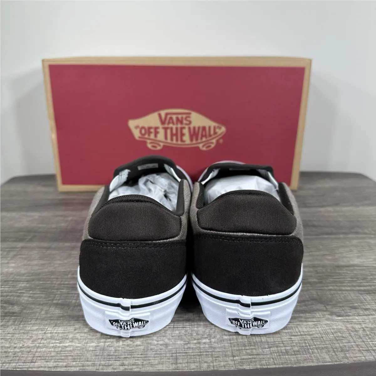 Vans shoes - VANS Slip On - Slip - VN000CSYCFF - Brown 4