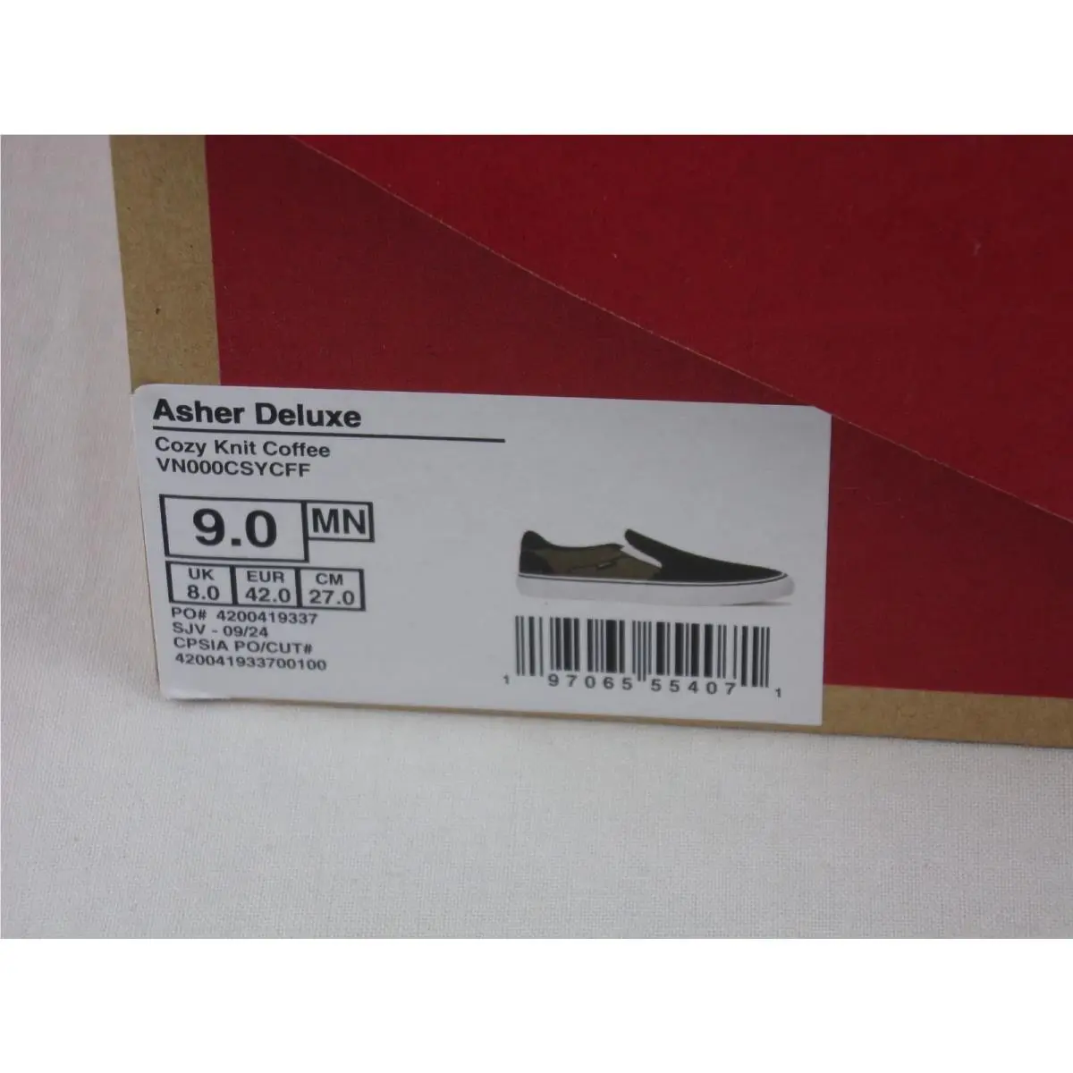 Vans shoes - VANS Asher - Asher - VN000CSYCFF - Brown (UPC: 197065554071) 12