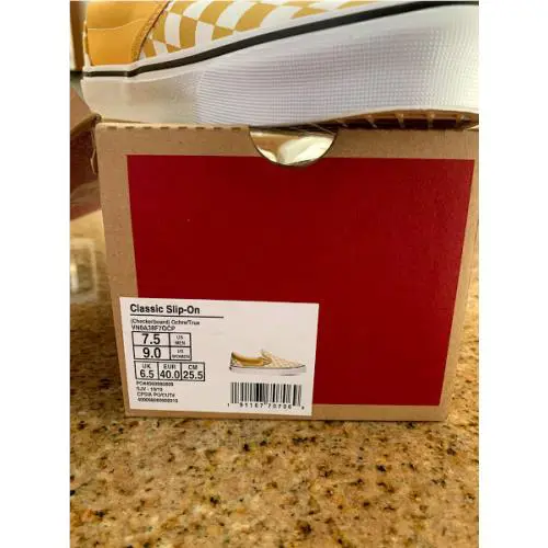 Vans shoes - yellow and with 2