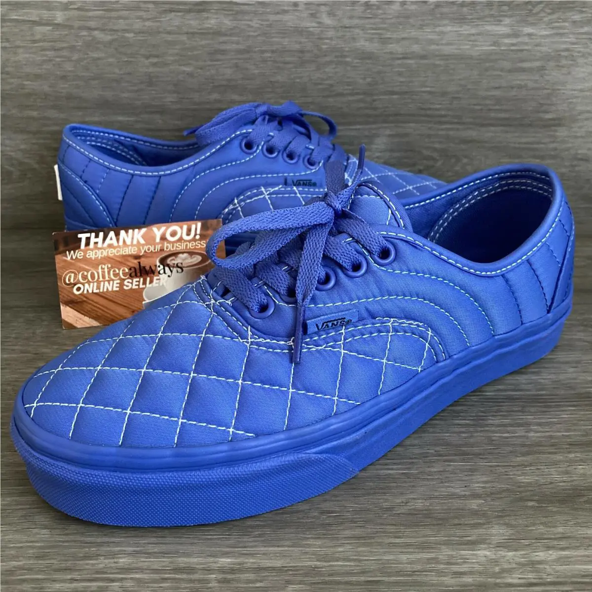 Vans shoes - Vans Authentic Quilted - Authentic Quilted - VN0A5HV3AZQ0 - Blue (UPC: 194902632701) 1