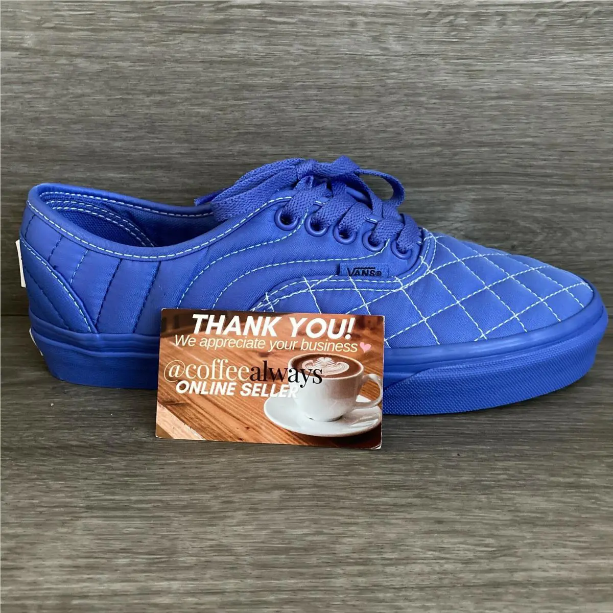 Vans shoes - Vans Authentic Quilted - Authentic Quilted - VN0A5HV3AZQ0 - Blue (UPC: 194902632701) 2