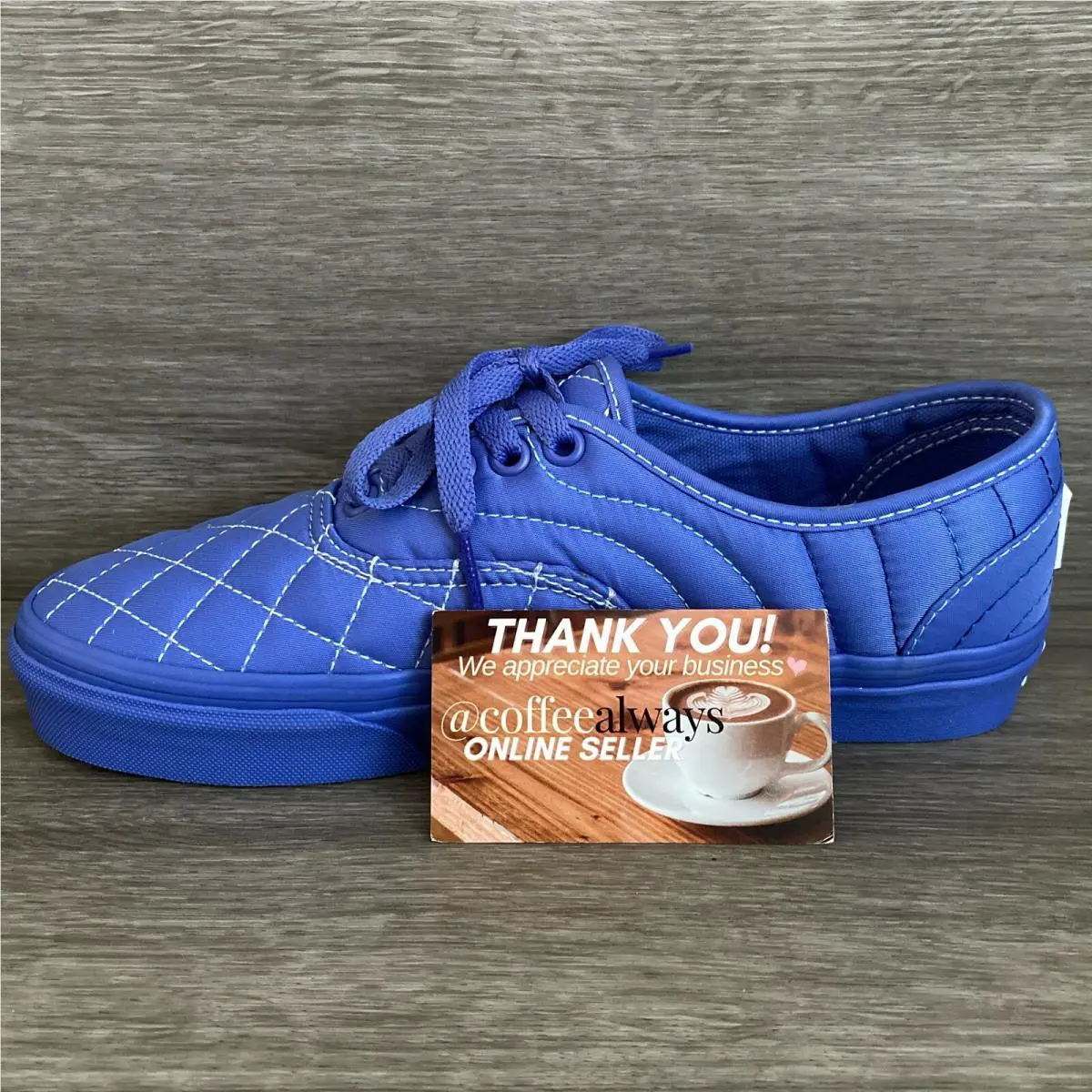 Vans shoes - Vans Authentic Quilted - Authentic Quilted - VN0A5HV3AZQ0 - Blue (UPC: 194902632701) 3