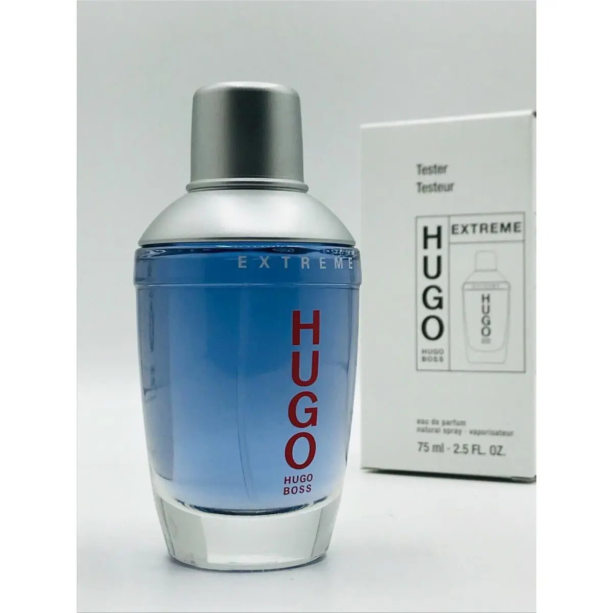 Hugo Boss Extreme Men Parfum Spray 2.5 oz 75 ml Box As Shown
